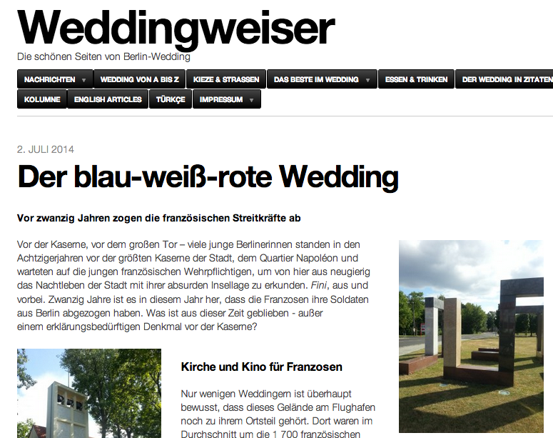 Wedding Rot-Weiss-Blau Weddingweiser Screenshot